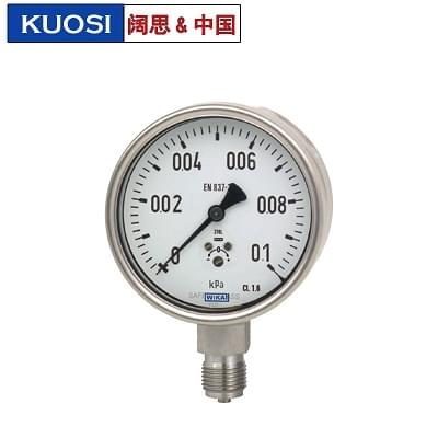 不銹鋼膜盒壓力表632.50.63/632.50.100/632.50.160