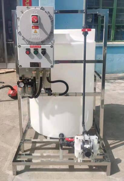 （加藥設備）非標定制  防爆箱配氣動泵