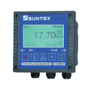 具有中英文操作界面，帶自動溫度補償及末次校正信息.可帶4-20ma輸出以及RS-485界面輸出