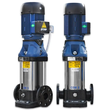 CDM/CDMF系列為參照歐洲標準最新自主研發的新一代、高效率非自吸立式多級離心泵。產品采用全新的工業設計，能效指標達到MEI20.7，具有節能、低噪環保及結構緊湊、外形美觀、重量輕使用維護方便可靠性高等特點